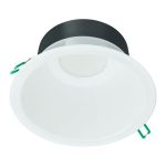 Philips LED Downlight Coreline DN142B Aluminium Vit 19.2W 2350lm 60D - 830 Varm Vit | Utskärning   200mm - IP54 - Dimbar - Vit Reflektor