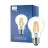 Philips MASTER LED Lampa Ultra Efficient E27 Päron Klar 2.3W 485lm - 827 Extra Varm Vit | Ersättare 40W