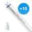 Flerpack 10x Philips LED Rör T8 MASTER (EM/Mains) High Output 8W 1050lm - 840 Kallvit | 60cm - Ersättare 18W
