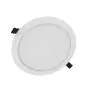 Ledvance Downlight Slim Alu Vit 19W 1900lm 90D - 830 Varm Vit | Utskärning   205mm - IP44 