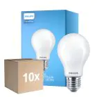 Flerpack 10x Philips Corepro LED Lampa E27 Päron Matt 7W 806lm - 840 Kallvit - Ersättare 60W